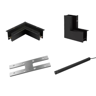 雷士照明磁吸轨道配件无边框嵌入式磁吸轨道灯无主灯线条射灯