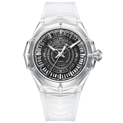 Rarone雷诺飓风自动机械机车男表