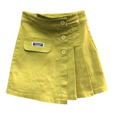 简兰顿短裙A字型百搭纯色新品