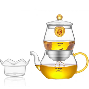 唯成泡茶壶玻璃内胆飘逸杯功夫茶具家用水壶办公喝茶水分离过滤器