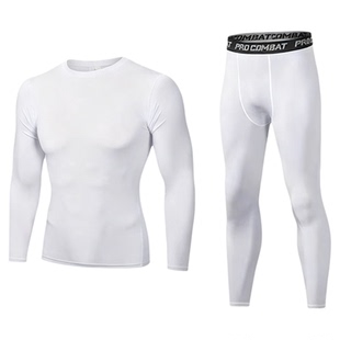 儿童运动紧身衣套装速干透气篮球足球训练服高弹轻薄保暖打底男女