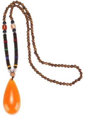 毛衣链长款女项链夏棉麻文艺复古