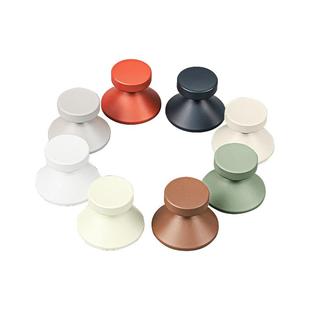 乐聚汇PET肤感柜门圆拉手莫兰迪色单孔单粒厨柜抽屉茶几家具把手