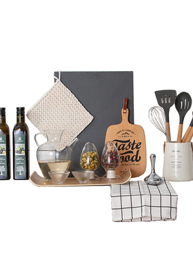 轻奢厨房样板间饰品摆件组合套装