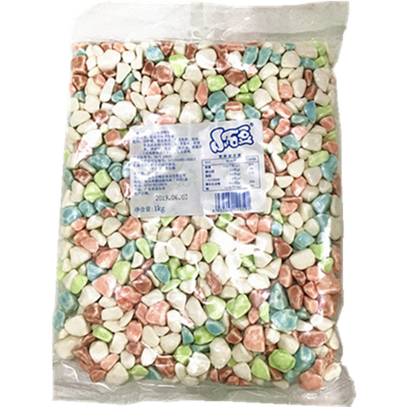 石头糖酸奶巧克力味袋装喜糖休闲