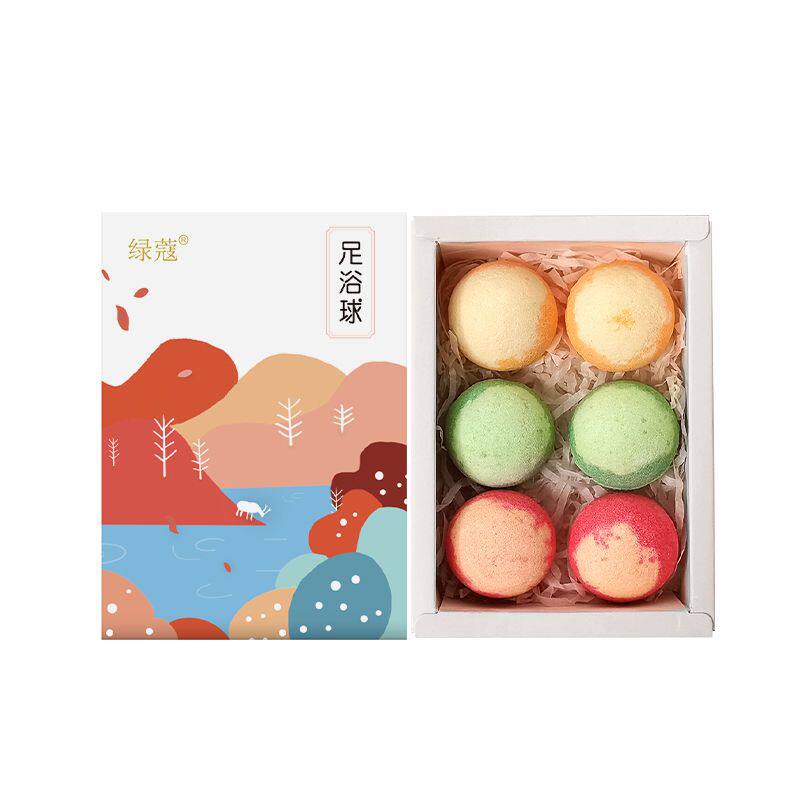 绿蔻草本精油足浴球泡腾暴汗丸