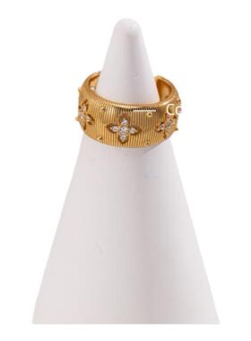 925银镀金戒指小众设计