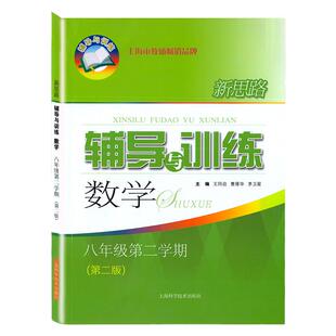新思路辅导与训练 数学 八年级下册8年级第二学期第三版 上海沪教版教材初二同步课后训练拓展练习试题要难点归纳分析 中学教辅