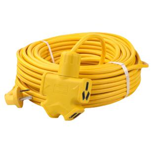 10米-50米加长线插座地拖防雨插线板电动车电瓶车插排充电延长线