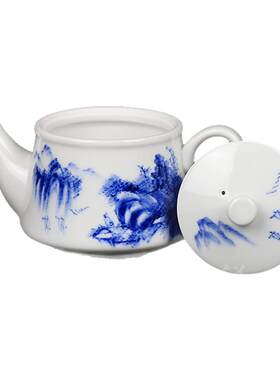 功夫茶具茶壶手绘青花茶壶京德