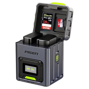 品胜NP-FZ100相机电池充电器电池盒适合索尼a7c2 a7m5 a7m4 FX3 6700 a7m3充电盒zve10二代a7c充电仓A7R5配件