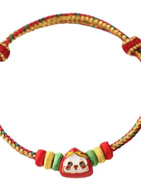 恋妍端午节五彩绳手工编织