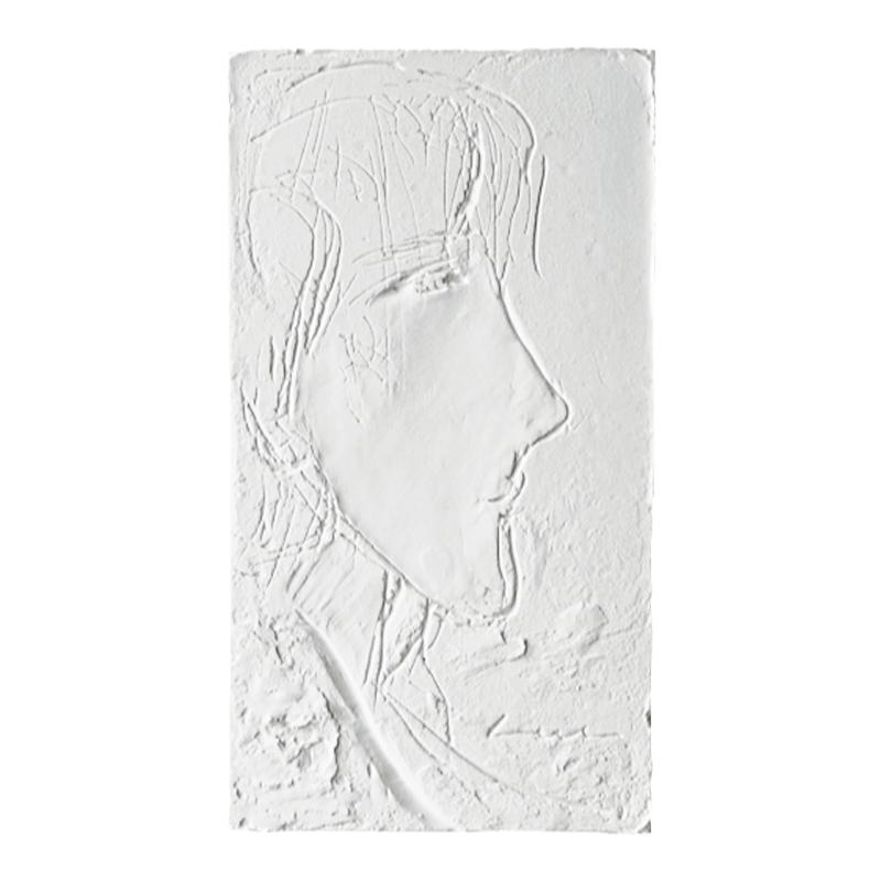 oroliving独家Jeff浮雕《Dawson》人物立体石膏摆件装饰墙面挂画