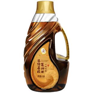 天府菜油菜籽油小榨浓香五星1.8L非转基因家用小瓶物理压榨食用油