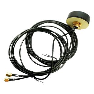 厂家高增益全向有源4g天线gps北斗二合一圆形机柜天线组合防水2.4