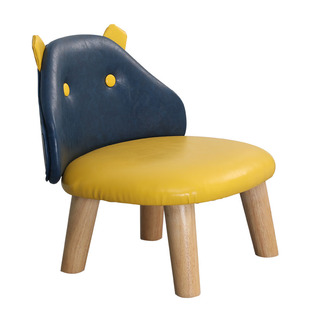 宝宝凳子靠背椅家用沙发椅幼儿园椅子卡通儿童小板凳客厅实木座椅