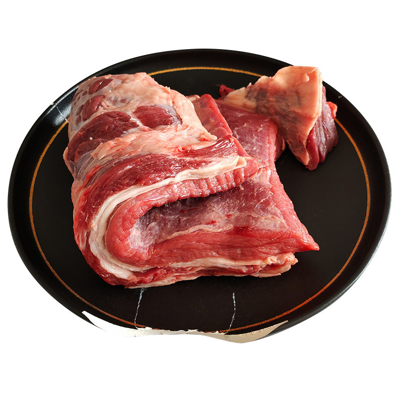 新鲜牛腩肉 甘肃农家散养 正宗兰州黄牛肉 新鲜现杀牛肉牛腩5斤装