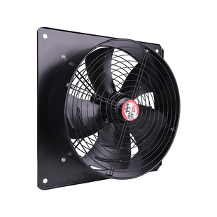 外转子方形轴流风机220V超静音低噪厨房商用380V工业强力流风机