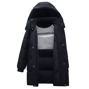 2025年雅鹿新款白鹅绒羽绒服女中长款加厚极寒东北超厚保暖外套