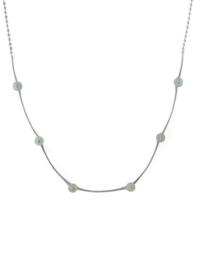 THING OF E【茶】系列 新生-岫玉组合长项链 新中式高级感长项链