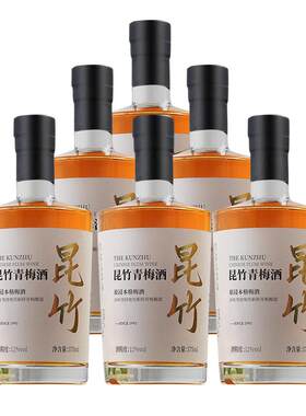 昆竹牌1白酒版青梅酒375ml*6瓶