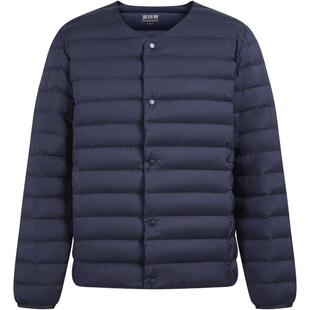 波司登轻薄羽绒服亲肤冬季中老年爸爸内穿男短款保暖内恤羽绒内胆