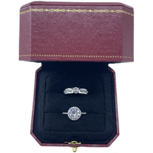 星织女戒结婚钻戒仿真一对假戒指做道具用钻戒活口可调节情侣对戒