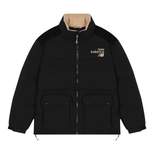 New Balance/NB正品运动男士时尚休闲立领保暖羽绒服AMJ24353-BK