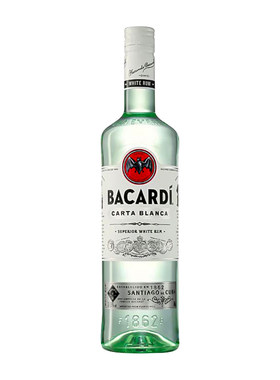 【百加得】经典白朗姆黑朗姆酒鸡尾酒基酒750ml瓶bacardi波多黎各
