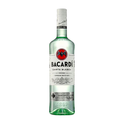 【百加得】经典白朗姆黑朗姆酒鸡尾酒基酒750ml瓶bacardi波多黎各