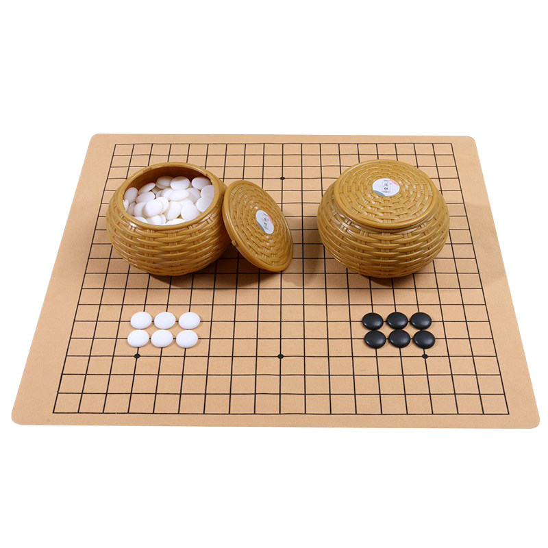 将遇良才19路围棋套装仿玉棋子