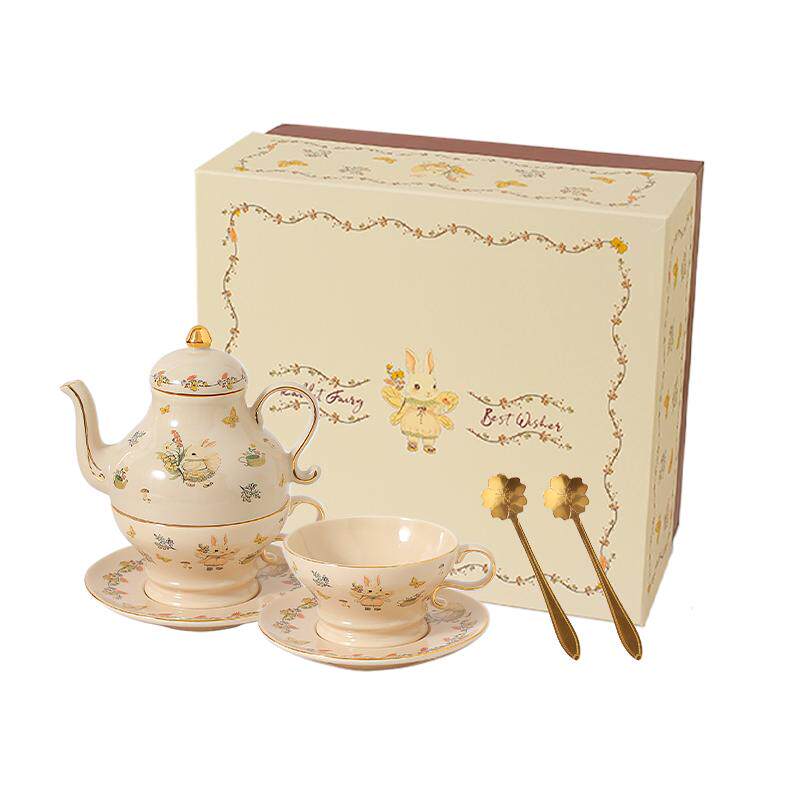 川岛屋英式下午茶具套装法式子母壶茶壶茶杯咖啡杯子乔迁新婚礼物