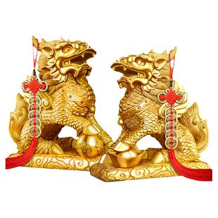 麒麟摆件纯铜全铜貔貅家居装饰一对客厅卧室摆设店铺开业礼品贺礼
