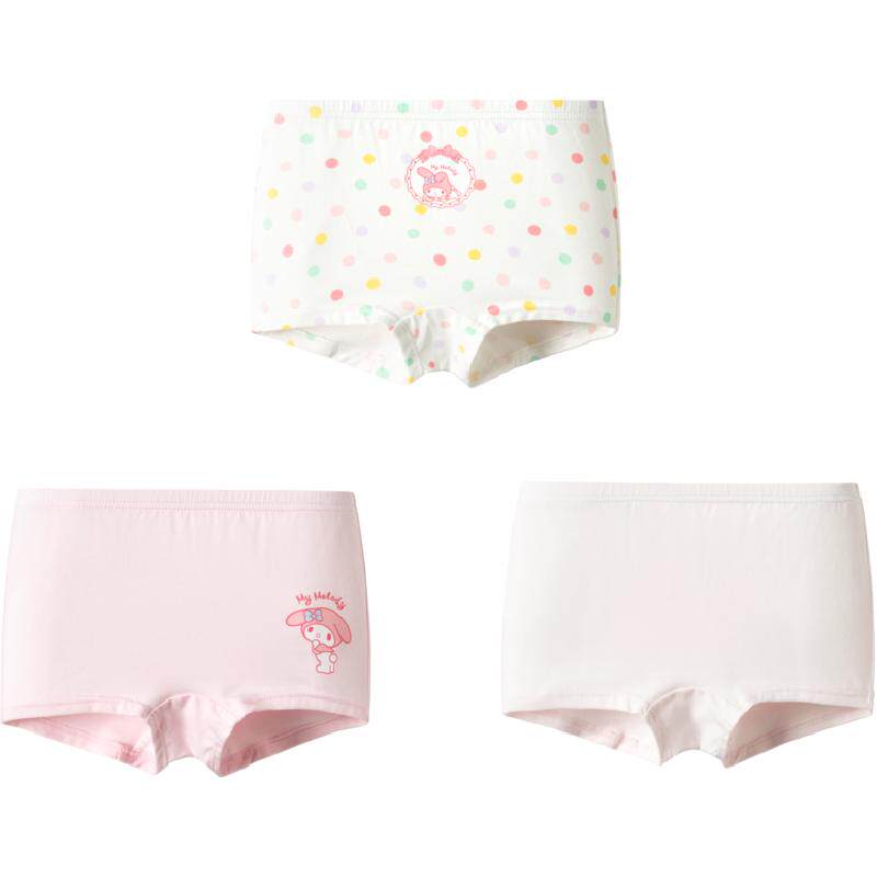 【库洛米IP】巴拉巴拉女童内裤棉平角四角短裤抗菌裆部A类中大童