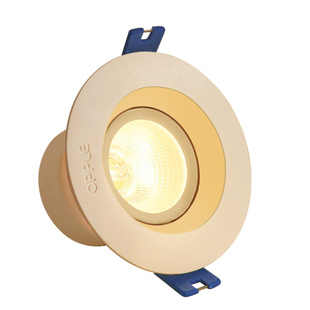 欧普led射灯小山丘家用防眩过道天花灯背景墙嵌入式开孔75mm灵众