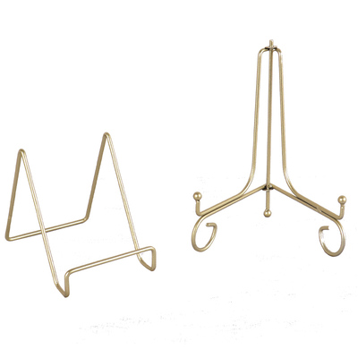 简约时钟架摆盘子工艺品杂志底座