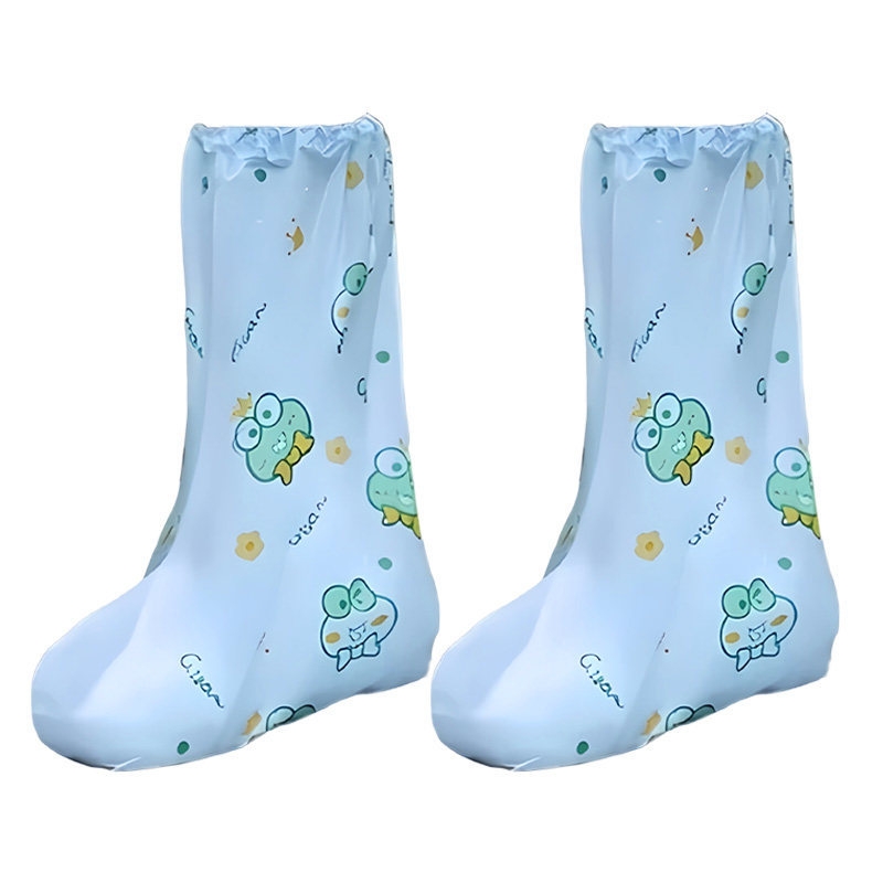 儿童一次性防水防滑长筒雨鞋套