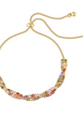 阿吉豆多巴胺彩虹手链送闺蜜