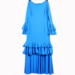 原创品牌Flamenco弗拉门戈练习裙佛朗明哥西班牙包臀舞裙 ENE02