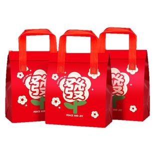 外卖铝箔保温袋手提无纺布袋子定制2025商用餐饮礼品袋外卖打包袋