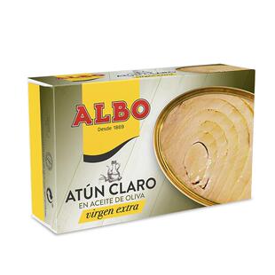 Albo西班牙进口初榨橄榄油浸即食112g黄鳍金枪鱼罐头320原味云吞