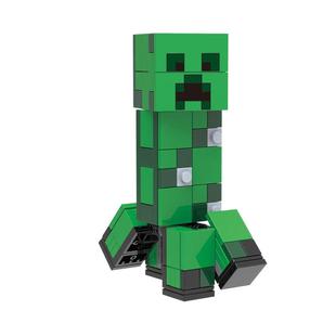 我的世界小颗粒积木人偶益智拼装玩具积木小人仔盔甲武器男孩礼物
