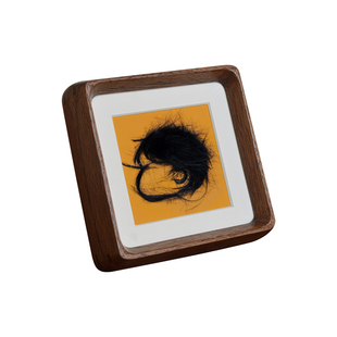 胎发纪念品制作胎毛自制相框婴儿宝宝满月diy实木摆台摆件画手作