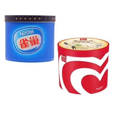 和路雪雀巢大桶商用挖球冰淇淋