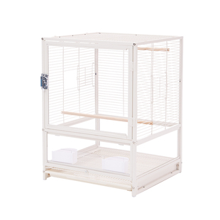 景观别墅鹦鹉鸟笼家用大号笼子防溅亚克力观赏小太阳和尚专用鸟笼