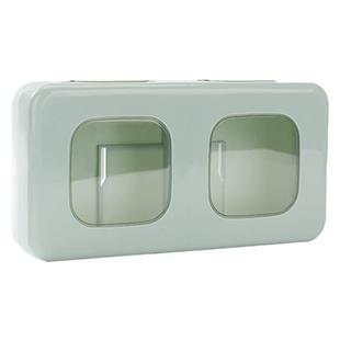 一次性保鲜膜套收纳盒抽取式家用厨房免打孔壁挂式水槽过滤网盒子