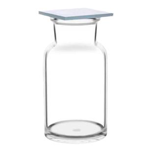 实验室集气瓶磨砂片盖60 125 500ml集气装置玻璃瓶气体收集瓶磨砂