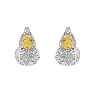 CIGALONG龙梓嘉燕影葫黄水晶项链戒指耳钉飞燕系列新中式珠宝