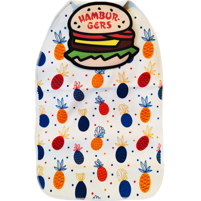 幼儿园纯棉刺绣名字吸汗巾5送1