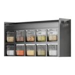 不锈钢厨房调料置物架盐调味罐收纳盒家用壁挂调味品组合套装神器